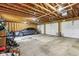 Spacious three car garage features ample room for vehicles and storage space at 1436 Central Ave, Indianapolis, IN 46202