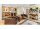 Open living space boasts hardwood floors, a modern kitchen, and comfortable seating at 1436 Central Ave, Indianapolis, IN 46202
