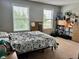 Bright bedroom with carpet and large windows at 1518 Valdarno Dr, Greenwood, IN 46143
