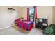 Bright bedroom with a window, shelf, and playful decor at 2114 Turning Leaf Dr, Franklin, IN 46131