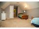 Carpeted bedroom featuring vaulted ceilings and natural light, providing a relaxing space at , Plainfield, IN 46168