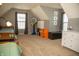 Spacious carpeted bedroom with vaulted ceiling and playful decor, perfect for  at , Plainfield, IN 46168
