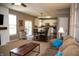 Open-concept living room showcasing seamless flow to the kitchen, great for entertaining and daily living at , Plainfield, IN 46168