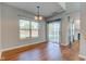 Bright dining area featuring hardwood floors and sliding glass doors at 2234 Burgundy Way, Plainfield, IN 46168