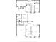 House floor plan with two floors, bedroom, bath, kitchen and living room at 2234 Burgundy Way, Plainfield, IN 46168
