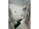 This cozy bathroom includes a shower and tub combo with decorative curtain at 2916 Wind Chime Cir, Greenwood, IN 46143