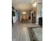 Inviting dining room with hardwood floors, a chandelier, and seating for six at 2916 Wind Chime Cir, Greenwood, IN 46143