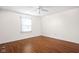 Bedroom featuring a ceiling fan and wood floors at 2947 Talping Row, Indianapolis, IN 46268