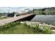 Scenic view of a boat docked on a lake with lush greenery at 3404 Maritime Dr, Indianapolis, IN 46214