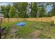 Fenced backyard with lawn at 3614 N Whittier Pl, Indianapolis, IN 46218