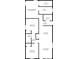 Detailed floor plan showcasing the layout of the bedrooms, bathrooms, and living areas at 4230 Kingsley Dr, Indianapolis, IN 46205