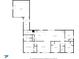 Detailed floor plan showcasing the layout of the home, including the kitchen and living areas at 4640 Autumn Ridge Dr, Columbus, IN 47203
