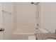 Bathroom featuring a shower-tub combo at 5151 Climbing Rose Pl, Indianapolis, IN 46254