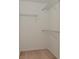 Walk-in closet with white wire shelving and neutral carpet at 5151 Climbing Rose Pl, Indianapolis, IN 46254