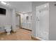 Bathroom boasting dual sink vanity and tiled walk-in shower at 6350 Red Oak Dr, Avon, IN 46123