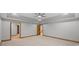 Spacious bedroom with trey ceiling, neutral paint, and wood trim at 6350 Red Oak Dr, Avon, IN 46123