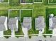 Aerial view of a home with a green lawn in a residential neighborhood at 6830 Park Grove Blvd, Whitestown, IN 46075
