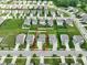 Aerial view of a home showcasing its location within a well-planned community, surrounded by green spaces and neighborhood amenities at 6830 Park Grove Blvd, Whitestown, IN 46075