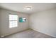 Bright bedroom features neutral walls, carpet floors, and natural light from the window at 6830 Park Grove Blvd, Whitestown, IN 46075