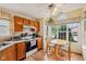 Bright kitchen nook featuring a table with chairs and a large window offering natural light at 69 Stoneybrook Dr, Greenwood, IN 46142