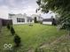 This backyard features a shed and fire pit for outdoor enjoyment at 7022 Cordova Dr, Indianapolis, IN 46221