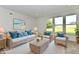 Bright living room features cozy seating and natural light at 7147 Buckley Branch Dr, Indianapolis, IN 46259