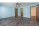 Bright and airy bedroom with vinyl floors, offering a neutral backdrop for personalization at 7545 Briarstone Dr, Indianapolis, IN 46227
