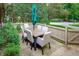 Cozy patio with an outdoor table and chairs, ideal for enjoying outdoor meals at 7545 Briarstone Dr, Indianapolis, IN 46227