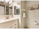 Bright bathroom features a vanity with a mirror and an updated faucet at 7935 N County Road 650 E, Brownsburg, IN 46112