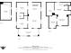 Detailed floor plan showcasing the layout of the basement, bedrooms, living spaces, and screened porch at 938 N Tuxedo St, Indianapolis, IN 46201