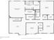 Second floor plan with bedrooms, bathrooms, closets, laundry room, and loft at 9833 Parkshore Dr, Fishers, IN 46038