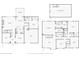 Combined first and second floor plans showcasing layout of home with many features at 9833 Parkshore Dr, Fishers, IN 46038