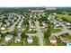 An aerial view of a neighborhood near Neil Armstrong Elementary and downtown Mooresville at 101 Meadowview Circle at 101 Meadowview Dr, Mooresville, IN 46158