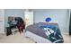 Comfortable bedroom featuring soft carpet, desk, and cozy furnishings at 1026 Woodglen Dr, Westfield, IN 46074