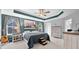 Spacious main bedroom with a trey ceiling, a guitar, and great lighting at 1026 Woodglen Dr, Westfield, IN 46074