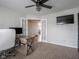 Bright office with a view, a neutral color scheme, and modern furnishings for a productive workspace at 10443 Ringtail Pl, Fishers, IN 46038