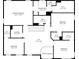Second-story floor plan highlighting bedroom suites, walk-in closets, the loft, and bathrooms at 10515 Sugar Ridge Way, Indianapolis, IN 46239