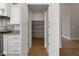 Walk-in pantry with lots of shelving at 10655 E 200 S, Zionsville, IN 46077
