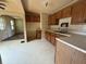 Traditional kitchen with wooden cabinets, providing ample storage and counter space at 11026 N Kitchen Rd, Mooresville, IN 46158