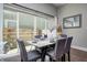 Dining area with a sliding glass door provides an abundance of natural light at 1209 Cottage Ave, Indianapolis, IN 46203