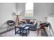 Intimate living room area features a comfortable sofa, decorative pillows, and accent furniture at 1209 Cottage Ave, Indianapolis, IN 46203