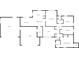 Layout of the home featuring an open-concept design, multiple bedrooms, bathrooms and living spaces at 12121 East 21St St, Indianapolis, IN 46229