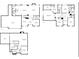 Detailed floor plan showcasing the layout of all three levels of the property at 13766 Heatherfield Dr, Fishers, IN 46038