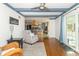 Bright and airy living room open to the kitchen, perfect for entertaining at 1514 Bittersweet Dr, Greenfield, IN 46140