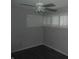 Cozy bedroom featuring hardwood floors, neutral paint, and a ceiling fan at , Indianapolis, IN 46218