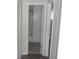 Hallway featuring modern doors and hardwood floors at , Indianapolis, IN 46218