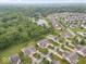 Stunning aerial perspective of a neighborhood close to green space with a pond and many other community features at 1905 Persimmon Grove Dr, Indianapolis, IN 46234