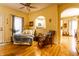 Bright living area with hardwood floors, neutral walls, stylish furnishings, and plenty of natural light at 2017 Rhettsbury St, Carmel, IN 46032