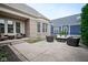 Spacious backyard patio with comfortable outdoor seating, perfect for entertaining and enjoying the outdoors at 2223 Shaftesbury Rd, Carmel, IN 46032