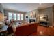 Inviting living room with hardwood floors, fireplace, and stylish decor at 2223 Shaftesbury Rd, Carmel, IN 46032